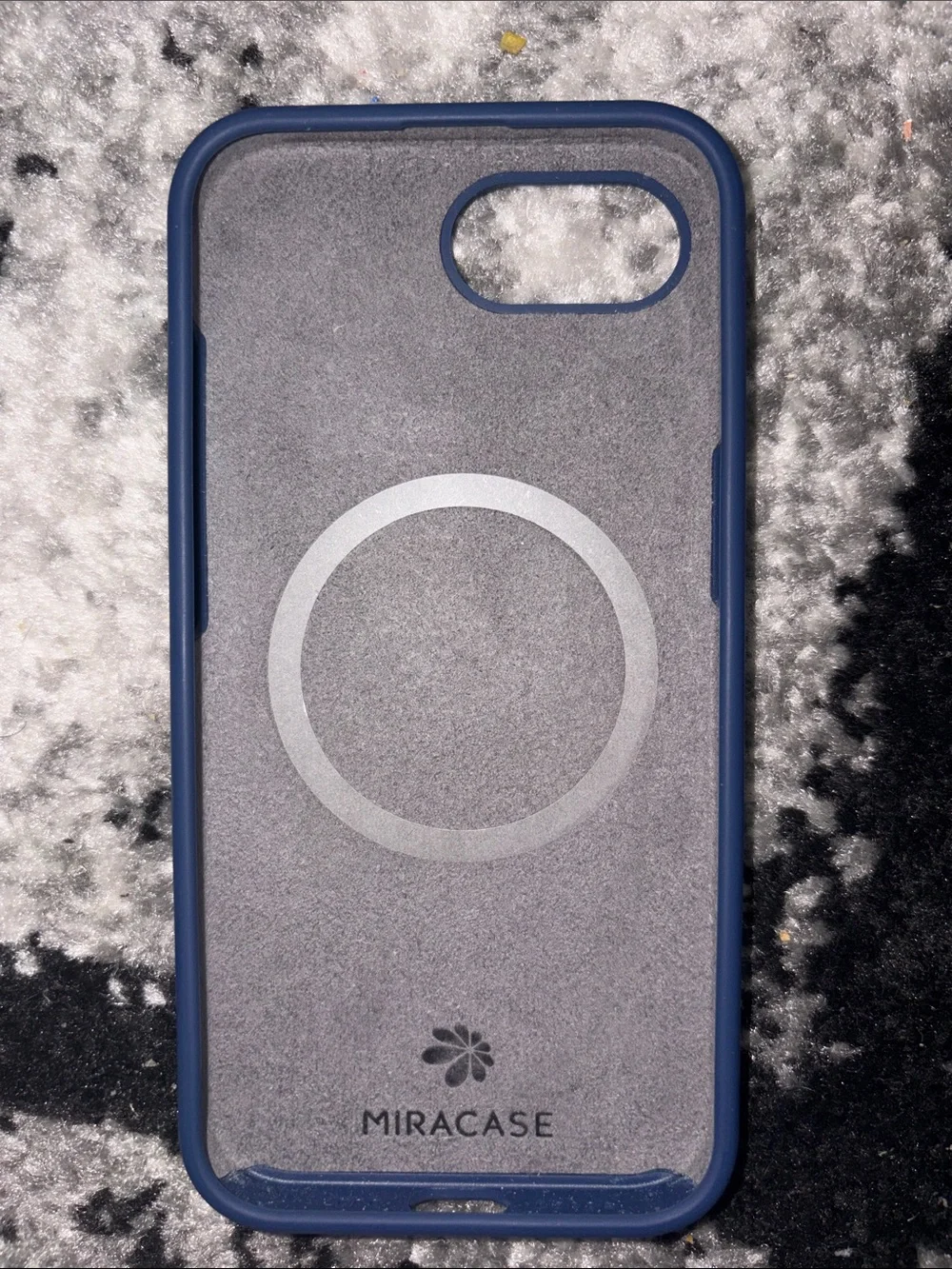 Miracase Navy Blue Phone Case with MagSafe Compatibility IPhone 17e/16e